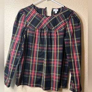 J. Crew Multicolor Plaid Shirt SIZE XS